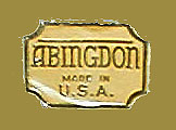 Abingdon Pottery label